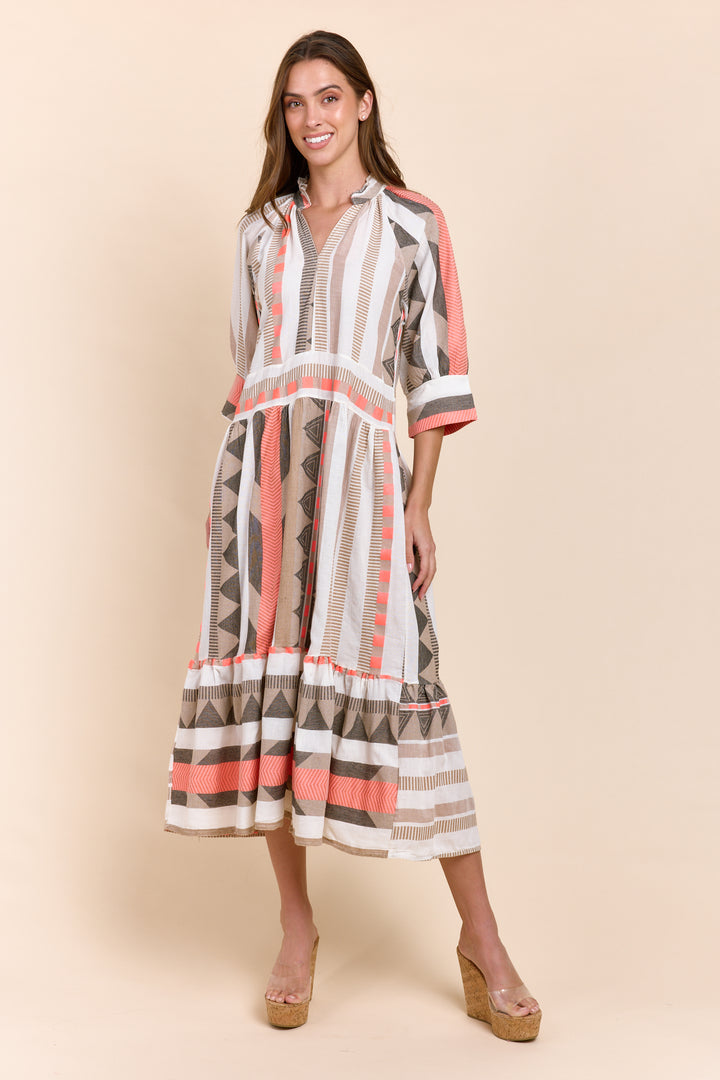 Rioja Bohemian Beach Midi  Dress