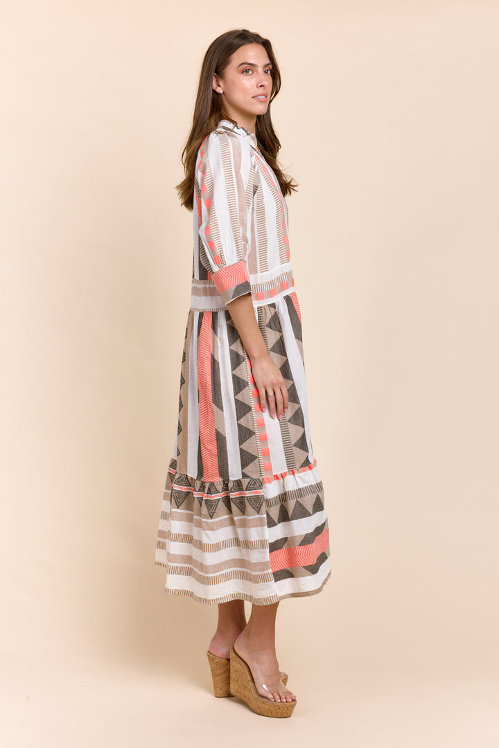 Rioja Bohemian Beach Midi  Dress