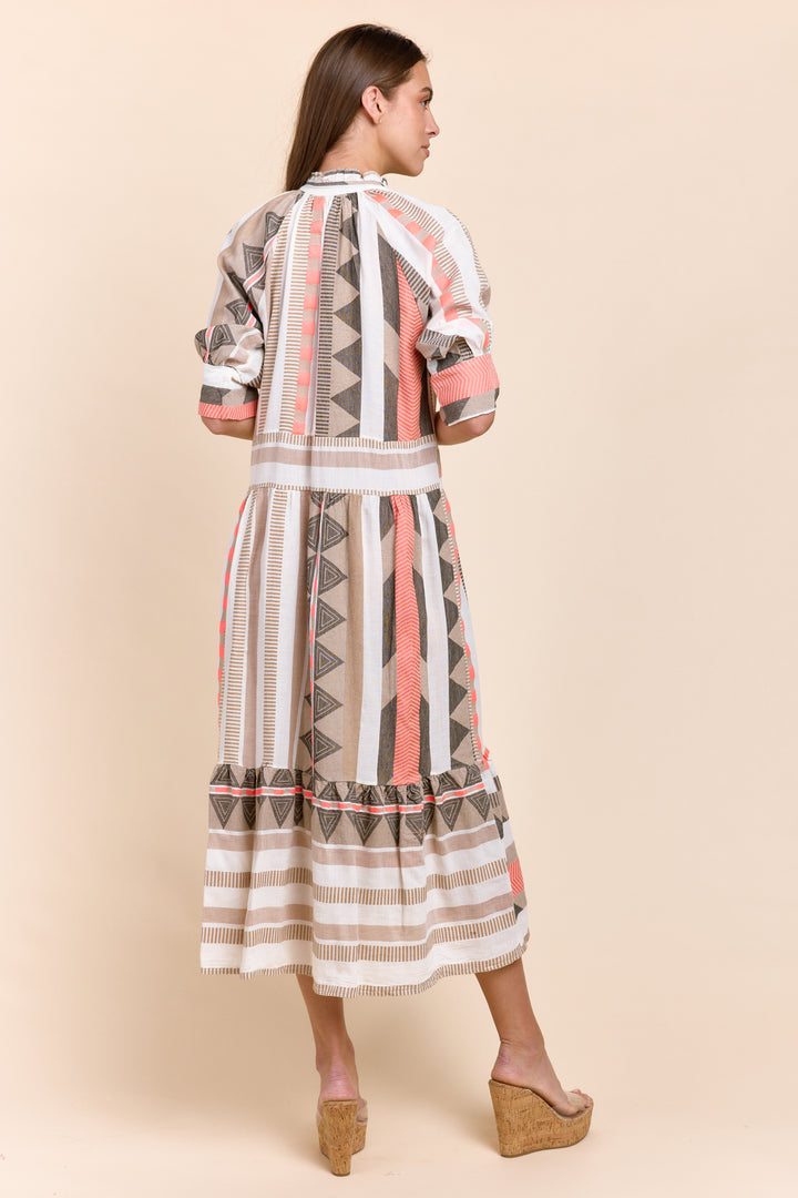 Rioja Bohemian Beach Midi  Dress
