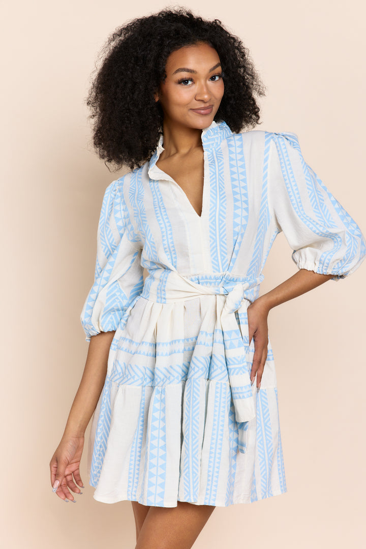 SALTA TIERED MINI DRESS