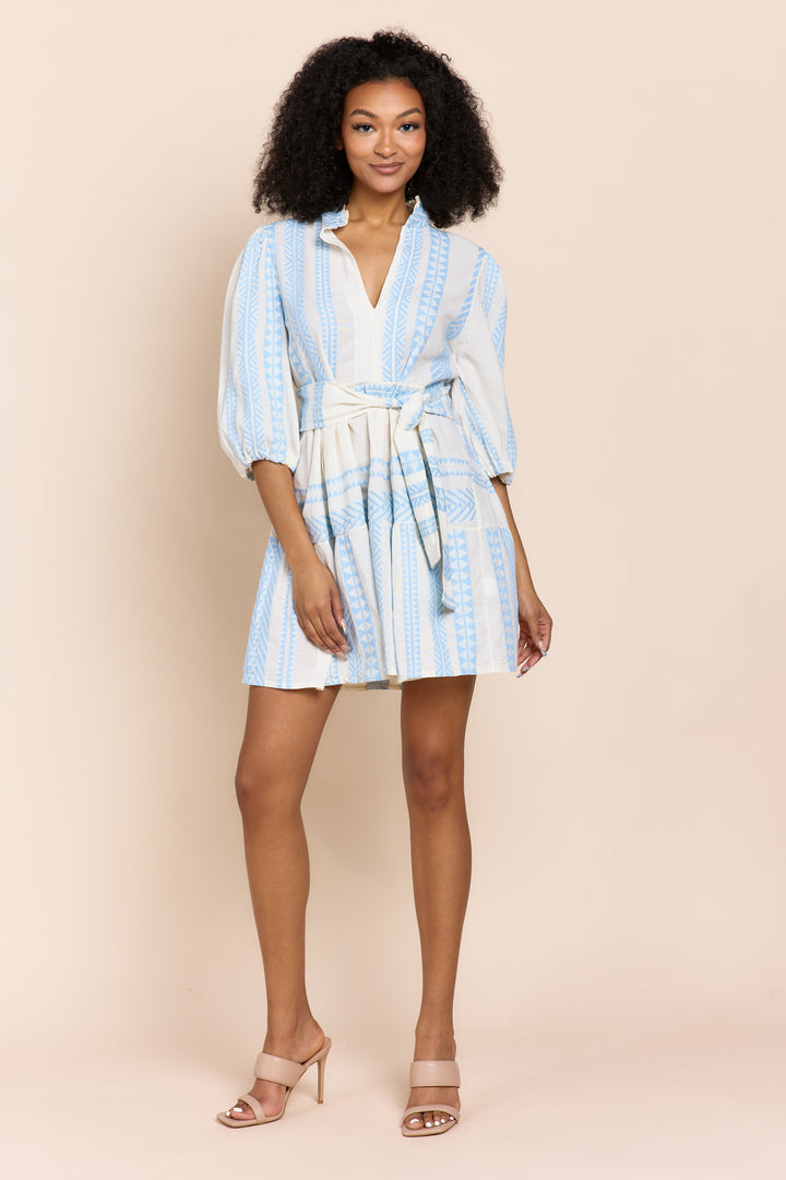 SALTA TIERED MINI DRESS