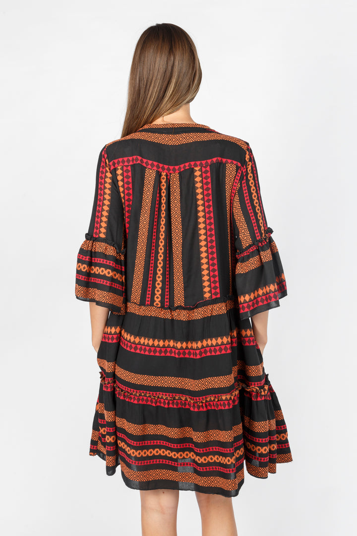 The Tori Tiered Mini Cotton Dress