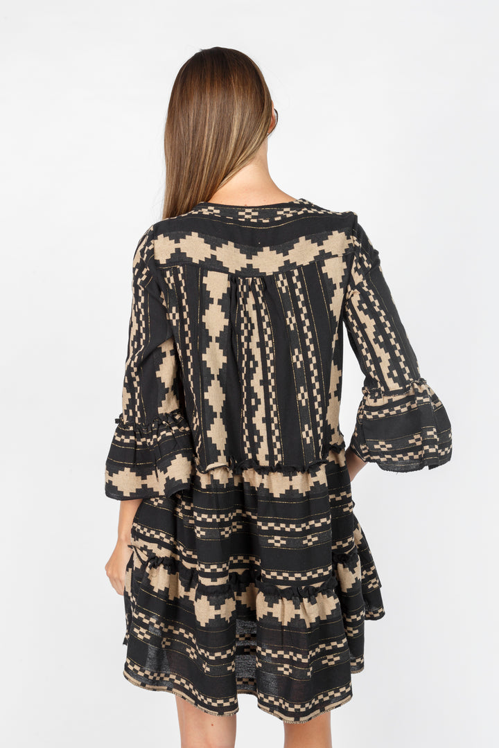 The Tori Tiered Mini Cotton Dress