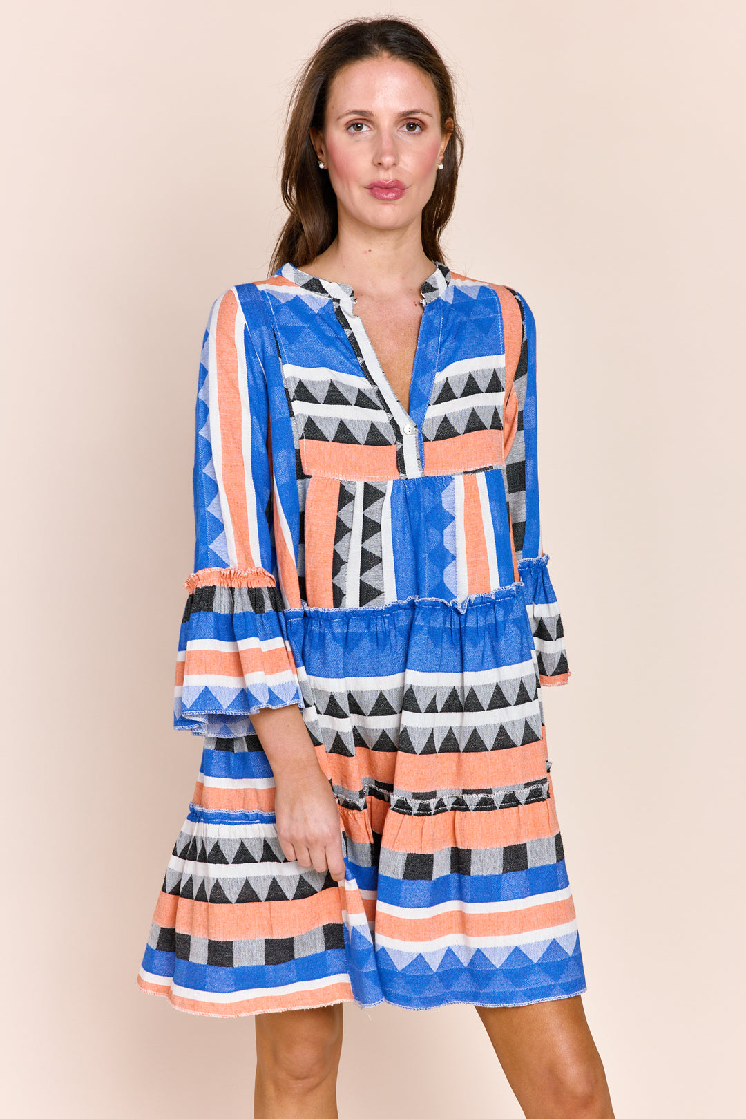 The Tori Tiered Mini Cotton Dress