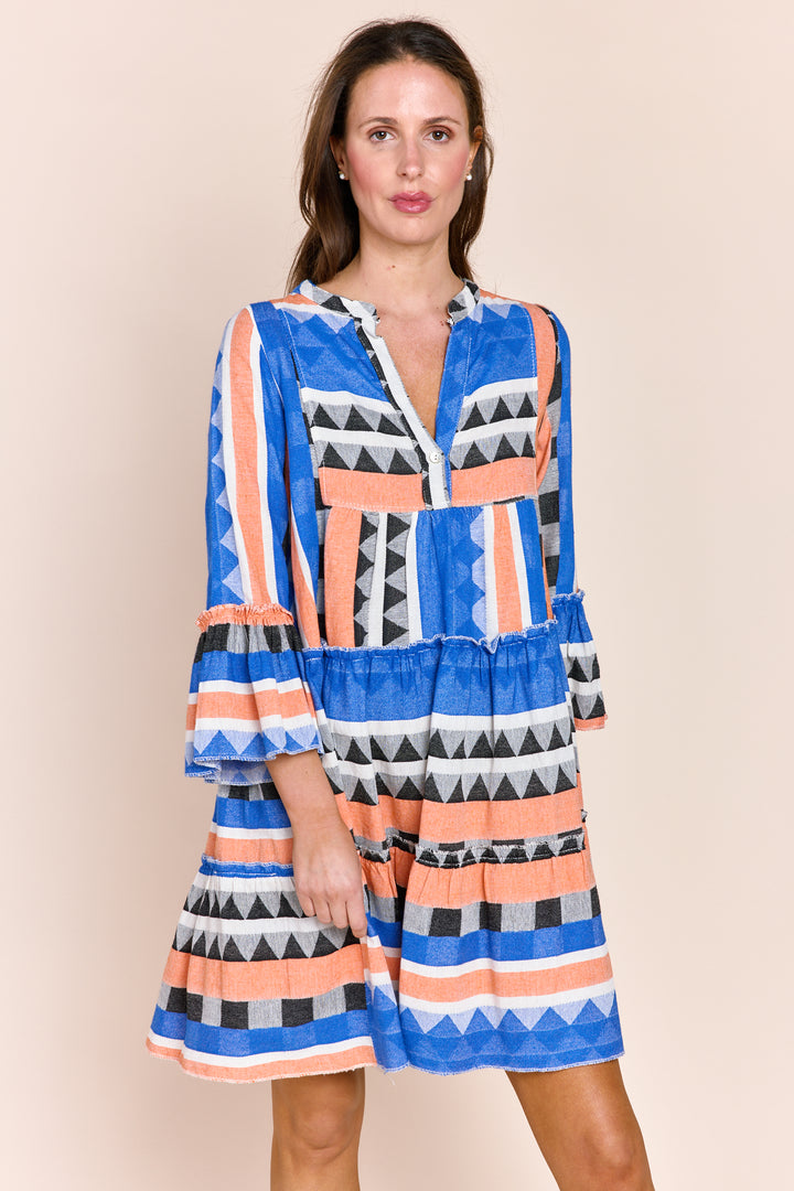 The Tori Tiered Mini Cotton Dress