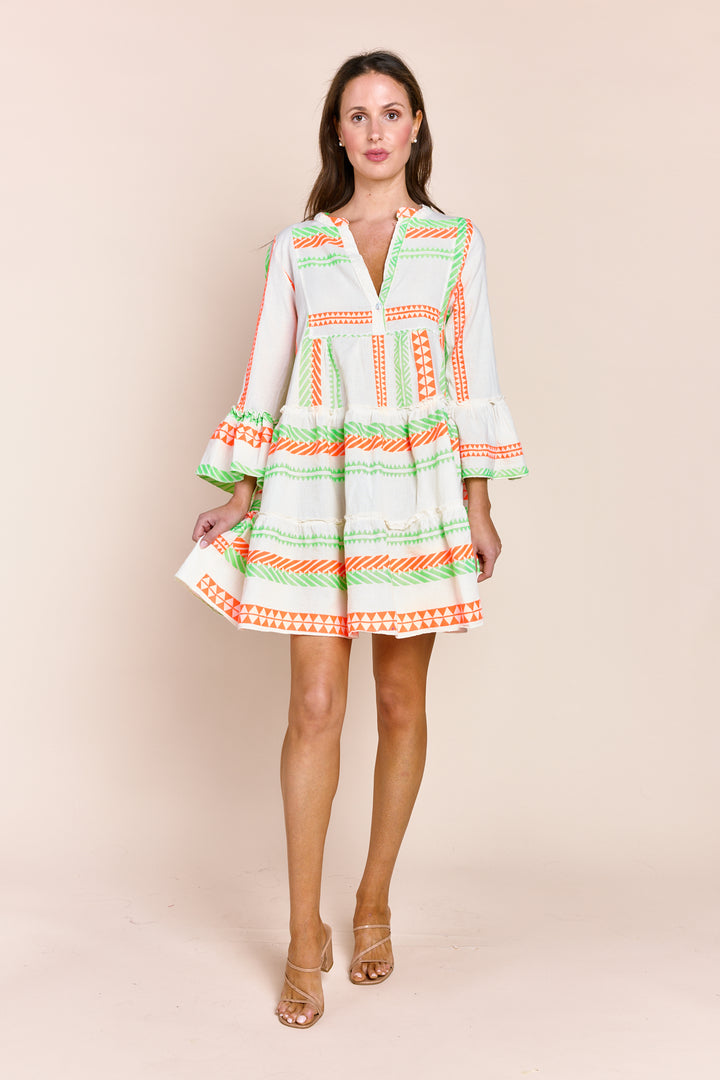 The Tori Tiered Mini Cotton Dress