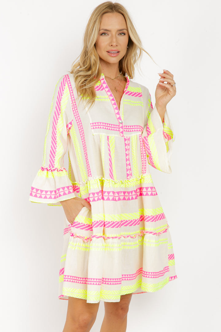 The Tori Tiered Mini Cotton Dress