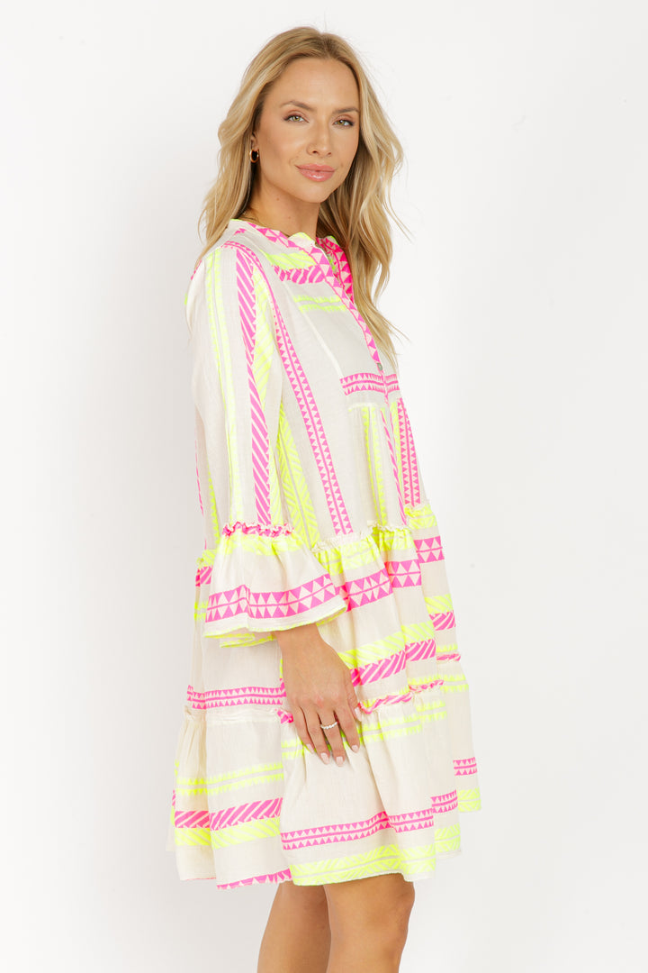 The Tori Tiered Mini Cotton Dress