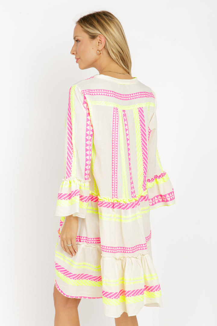 The Tori Tiered Mini Cotton Dress