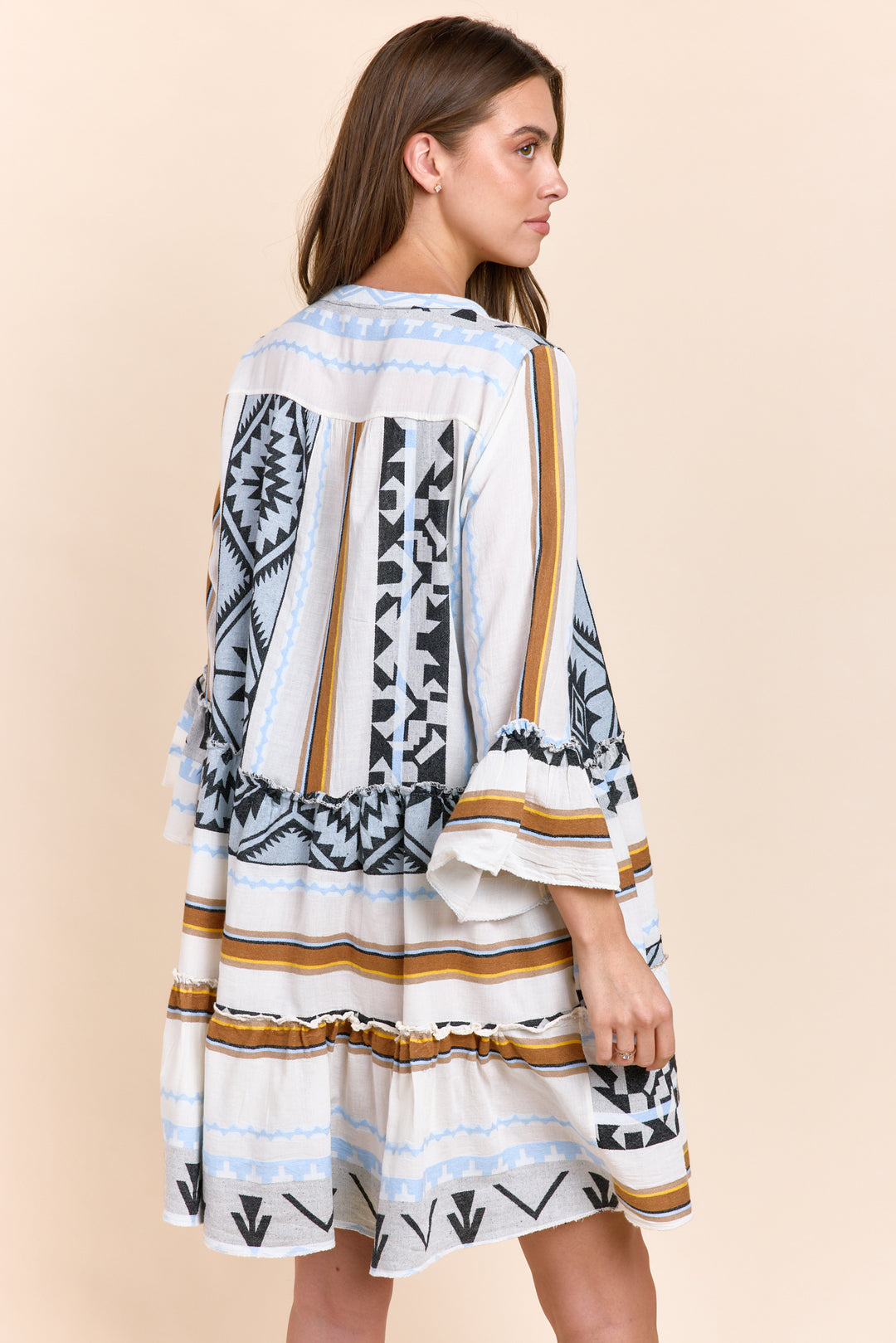 The Tori Tiered Mini Cotton Dress