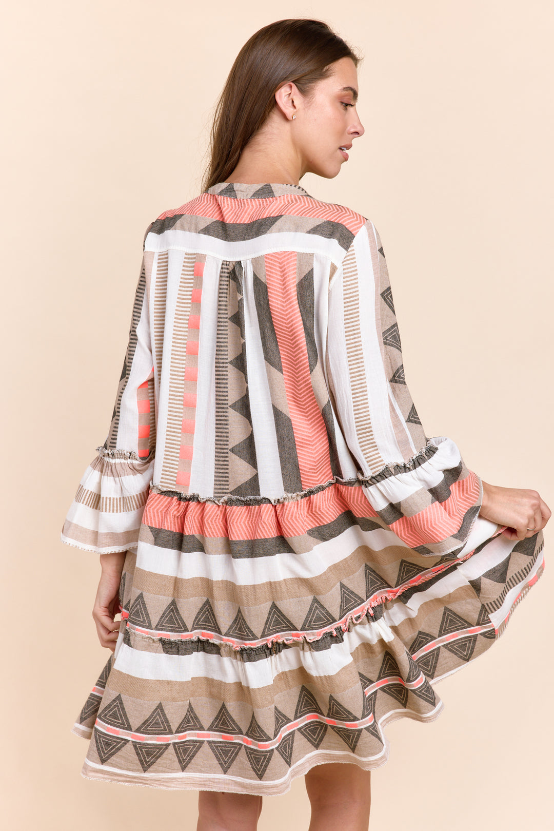 The Tori Tiered Mini Cotton Dress