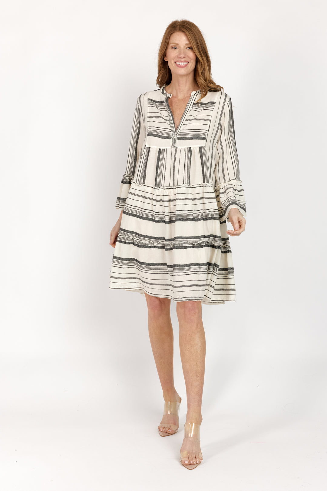 The Tori Tiered Mini Cotton Dress