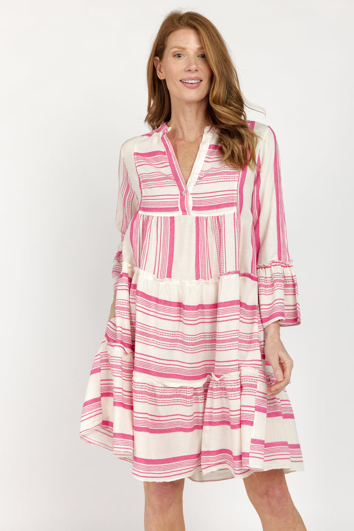 The Tori Tiered Mini Cotton Dress