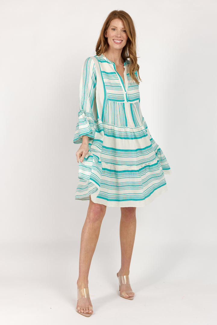 The Tori Tiered Mini Cotton Dress