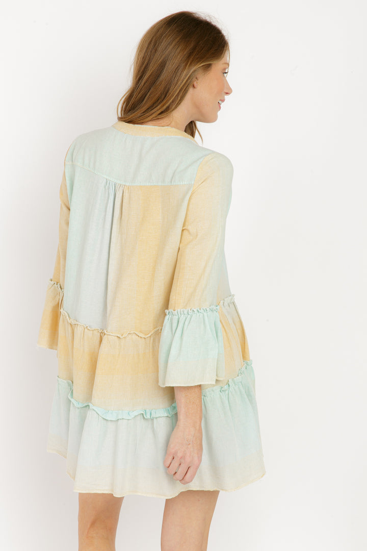 The Tori Tiered Mini Cotton Dress