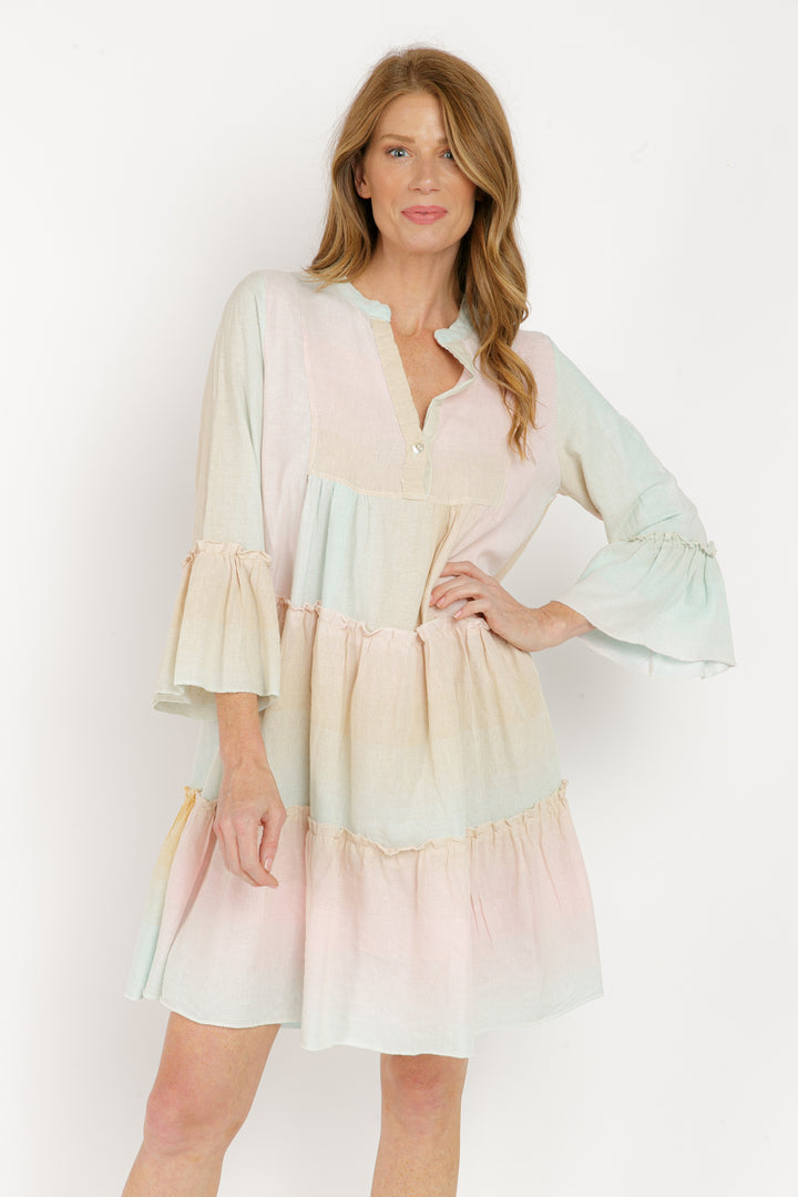 The Tori Tiered Mini Cotton Dress
