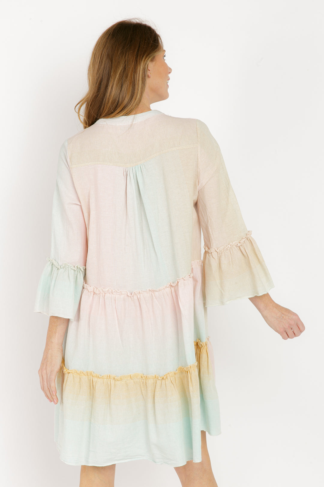 The Tori Tiered Mini Cotton Dress