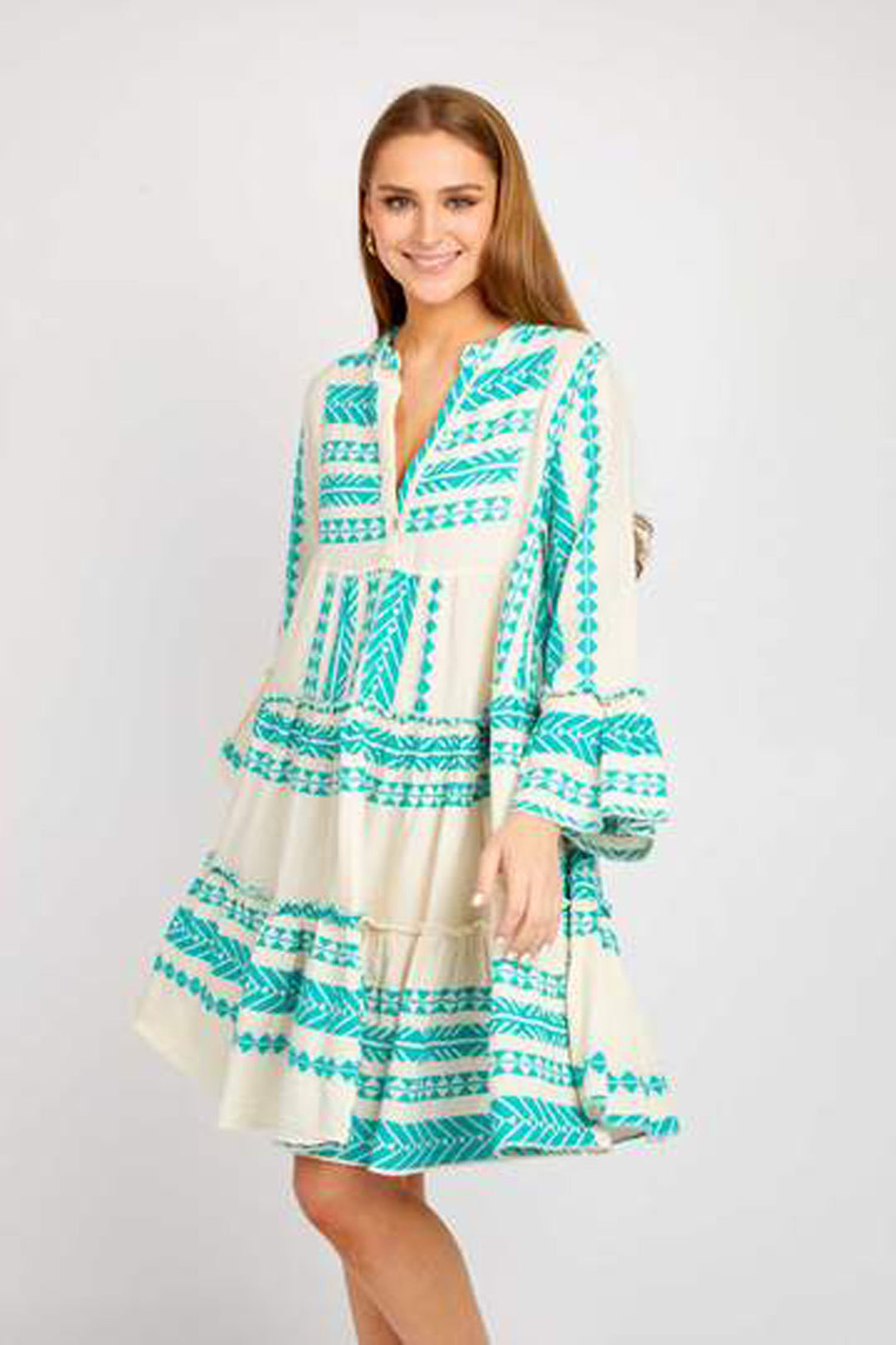 The Tori Tiered Mini Cotton Dress