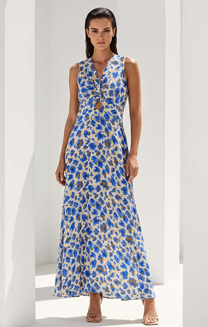 LELA SATIN MAXI  DRESS