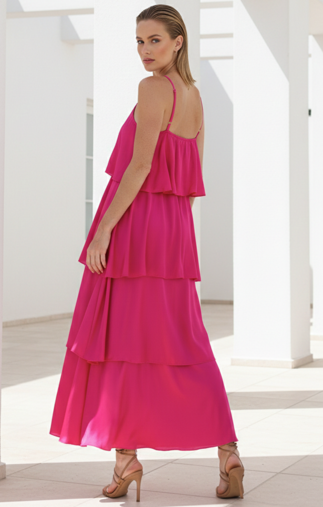 Suriana Tropical Tiered Maxi