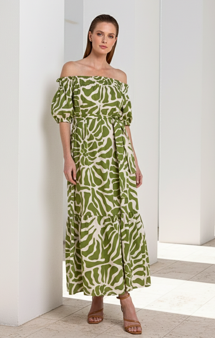 Aria Off-The-Shoulder Maxi Dress