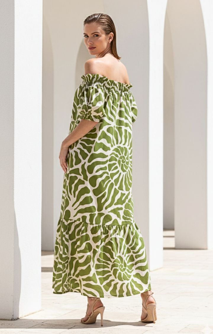 Aria Off-The-Shoulder Maxi Dress