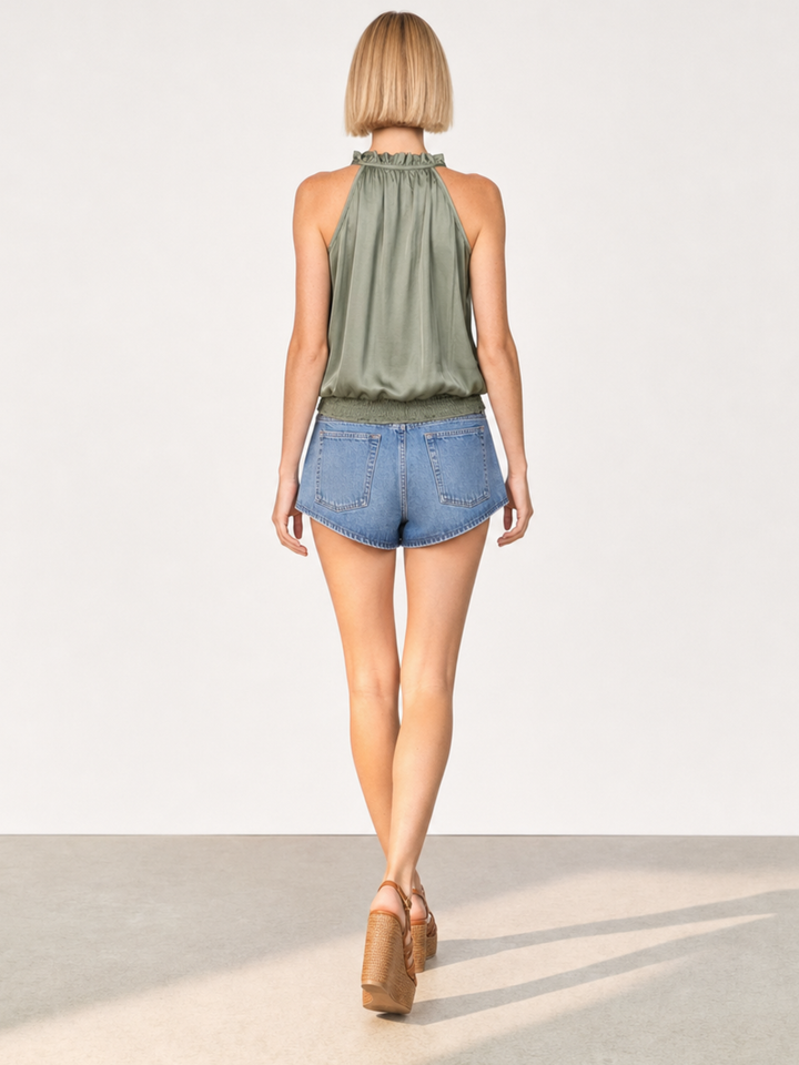 TARA satin top