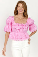 MANI EYELET TOP