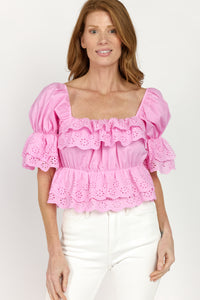 MANI EYELET TOP