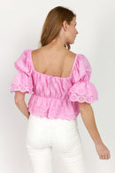 MANI EYELET TOP