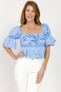 MANI EYELET TOP