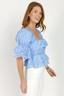 MANI EYELET TOP