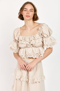 MANI EYELET TOP