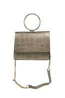COLE CHAMPAGNE EMBOSS CROSS BODY BAG