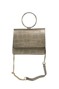 COLE CHAMPAGNE EMBOSS CROSS BODY BAG | Crossbody, HANDBAGS, import_2020_03_03_175913, Leather | shop-sofia