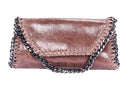 MANDY COGNAC CHAIN SHOULDER BAG