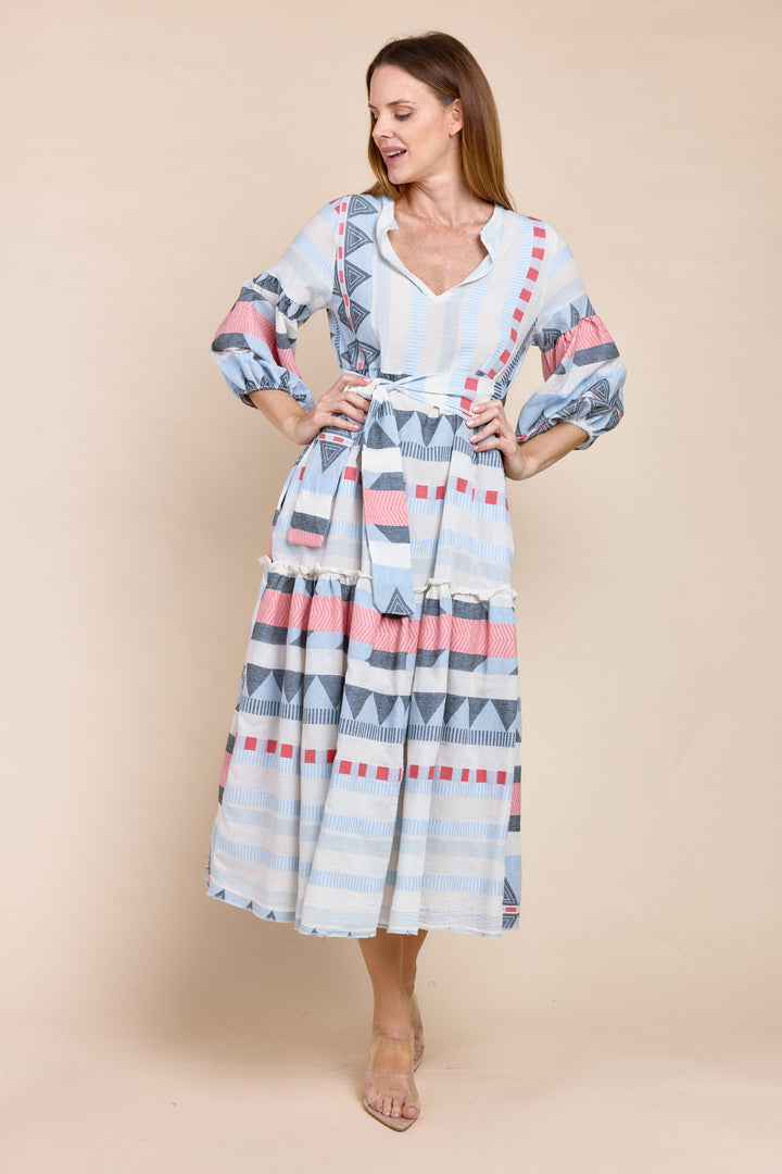 DONUSA BOHEMIAN MAXI DRESS