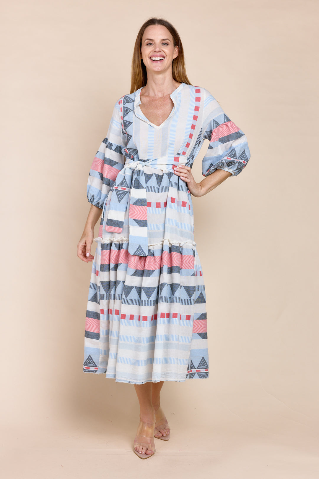 DONUSA BOHEMIAN MAXI DRESS