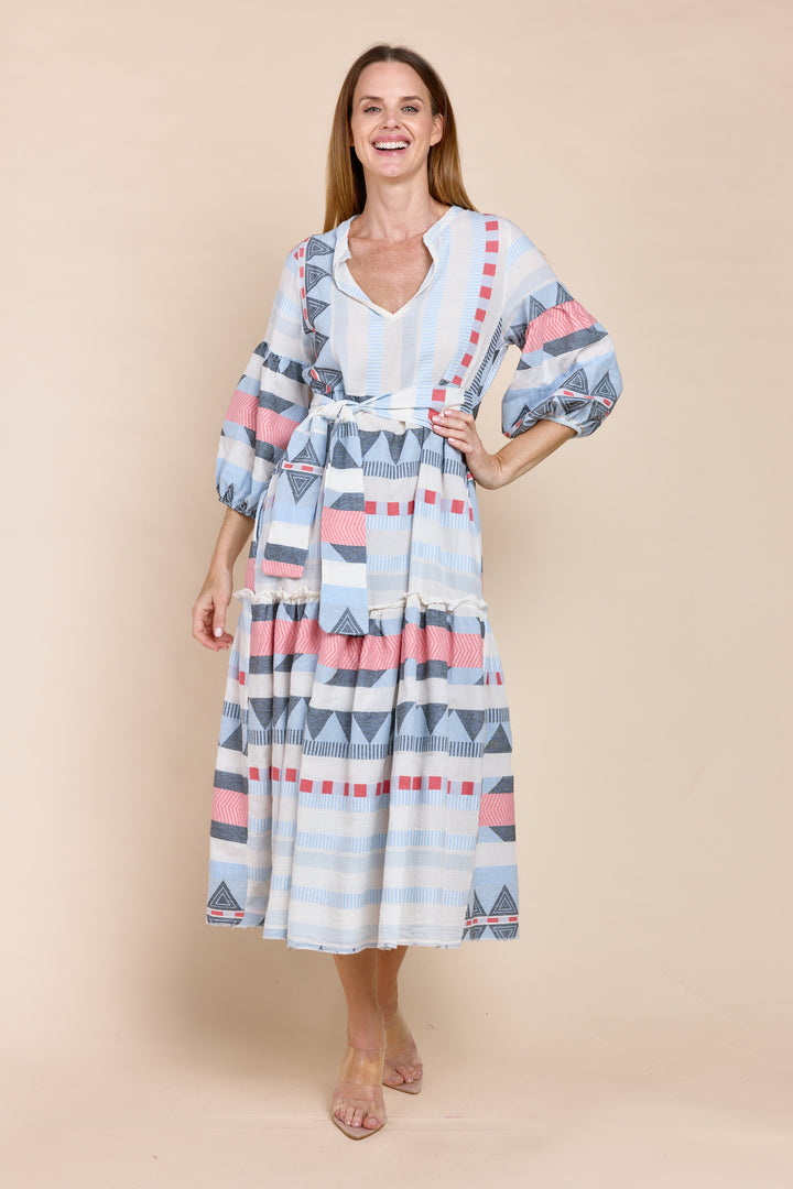 DONUSA BOHEMIAN MAXI DRESS
