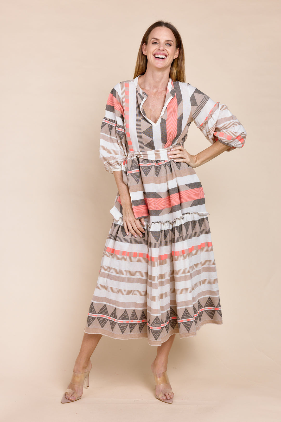 DONUSA BOHEMIAN MAXI DRESS