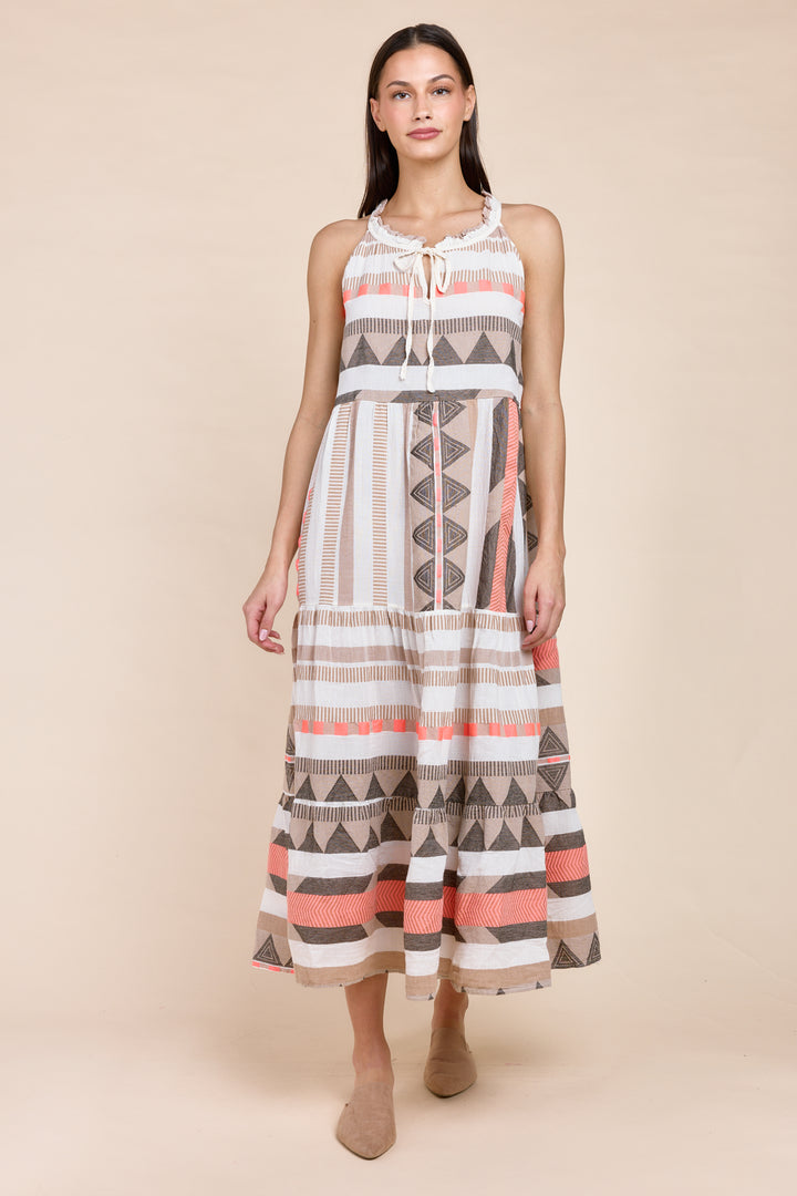 The Harim Sleeveless Maxi Tiered Dress